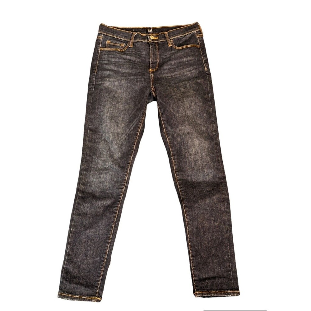 Gap For Good Gap1969 True Skinny Denim Jeans Womens Size: 8 / 29R Blue Dark Wash